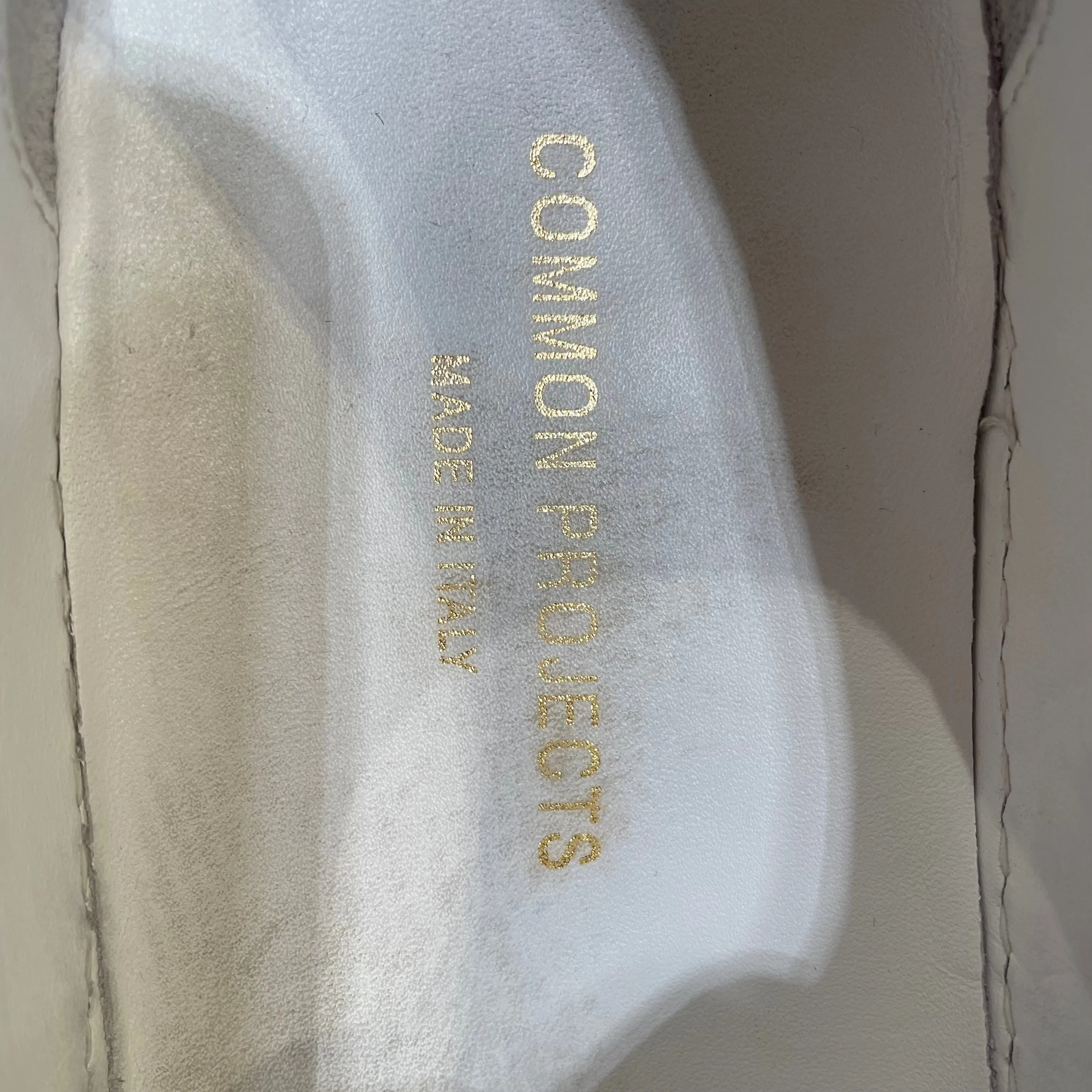 COMMON PROJECTS/Low-Sneakers/EU 45/Leather/WHT/