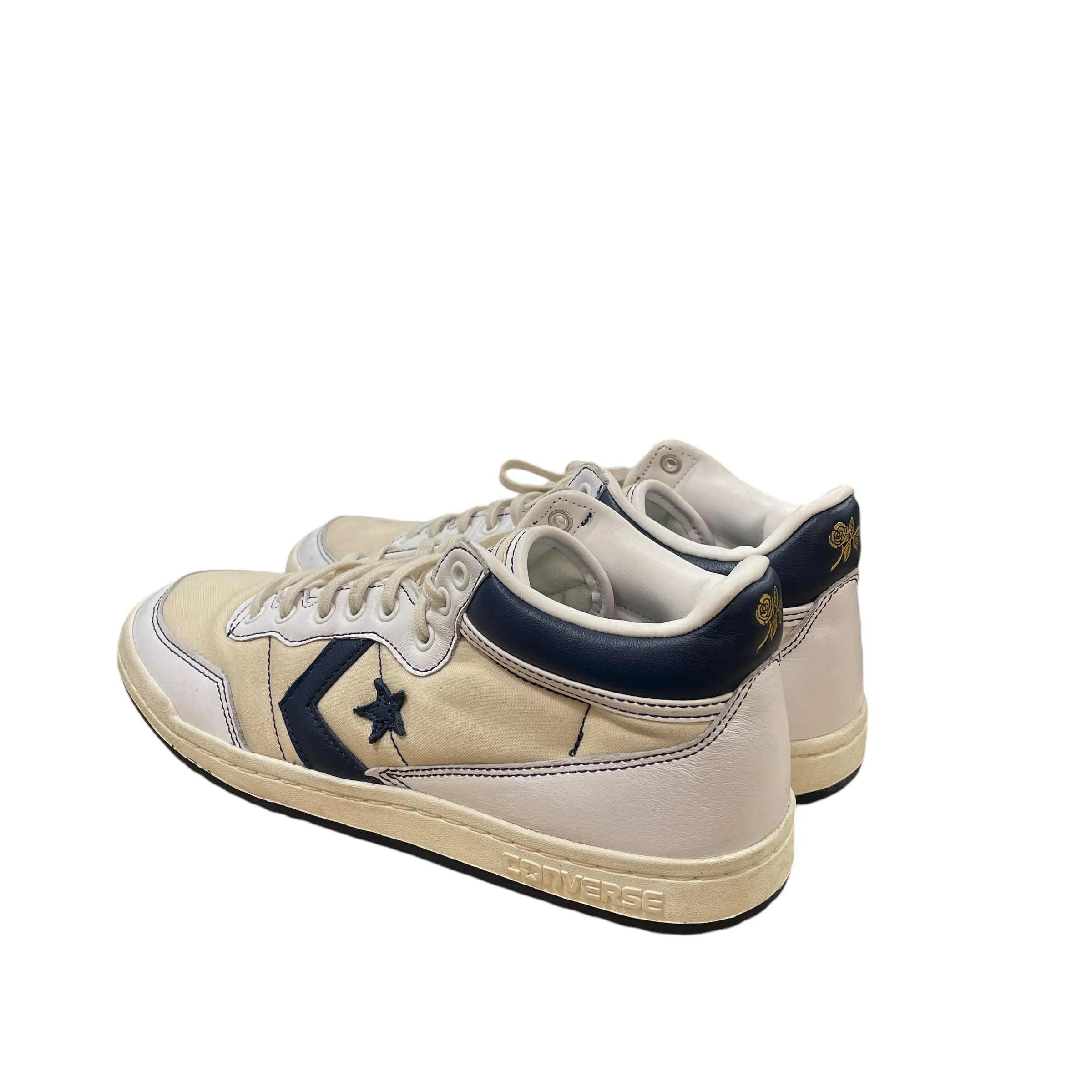 CONVERSE/Low-Sneakers/US 9/Stripe/Cotton/NVY/CONVERSE FASTBREAKS