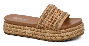 Corky's Footwear Hangover Sandal Slides - Raffia