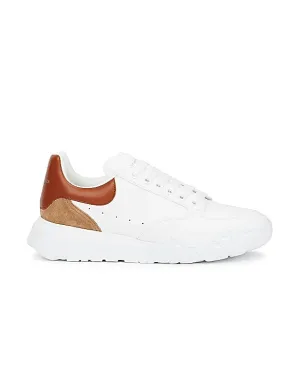 Court White Panelled Leather Sneakers
