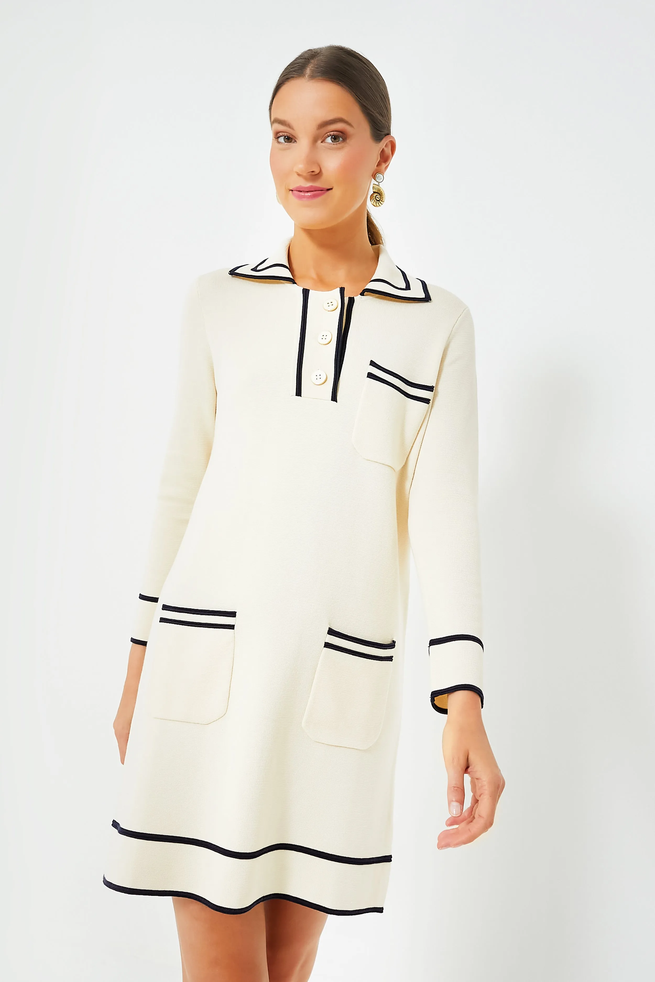 Cream Eleonora Dress