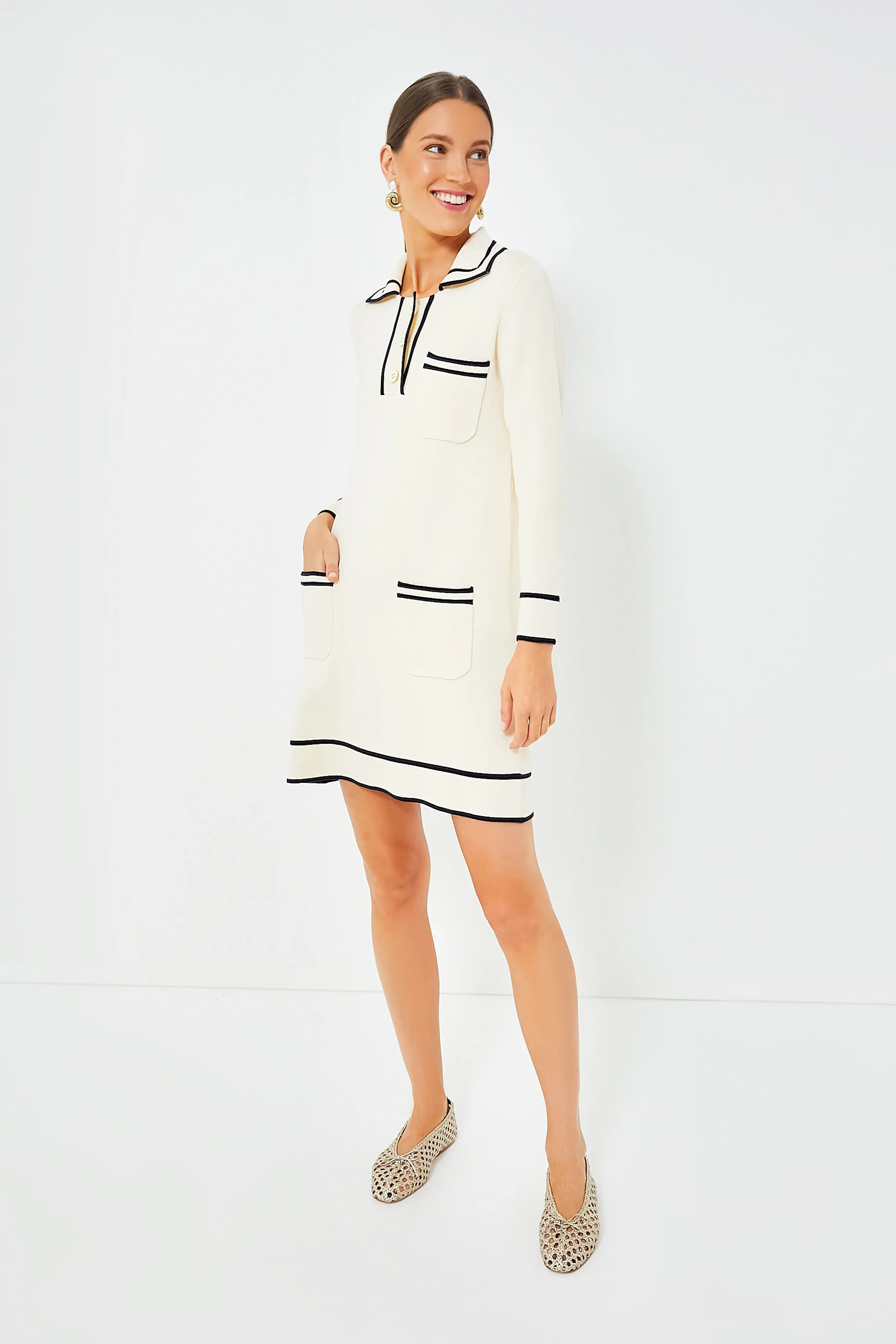 Cream Eleonora Dress