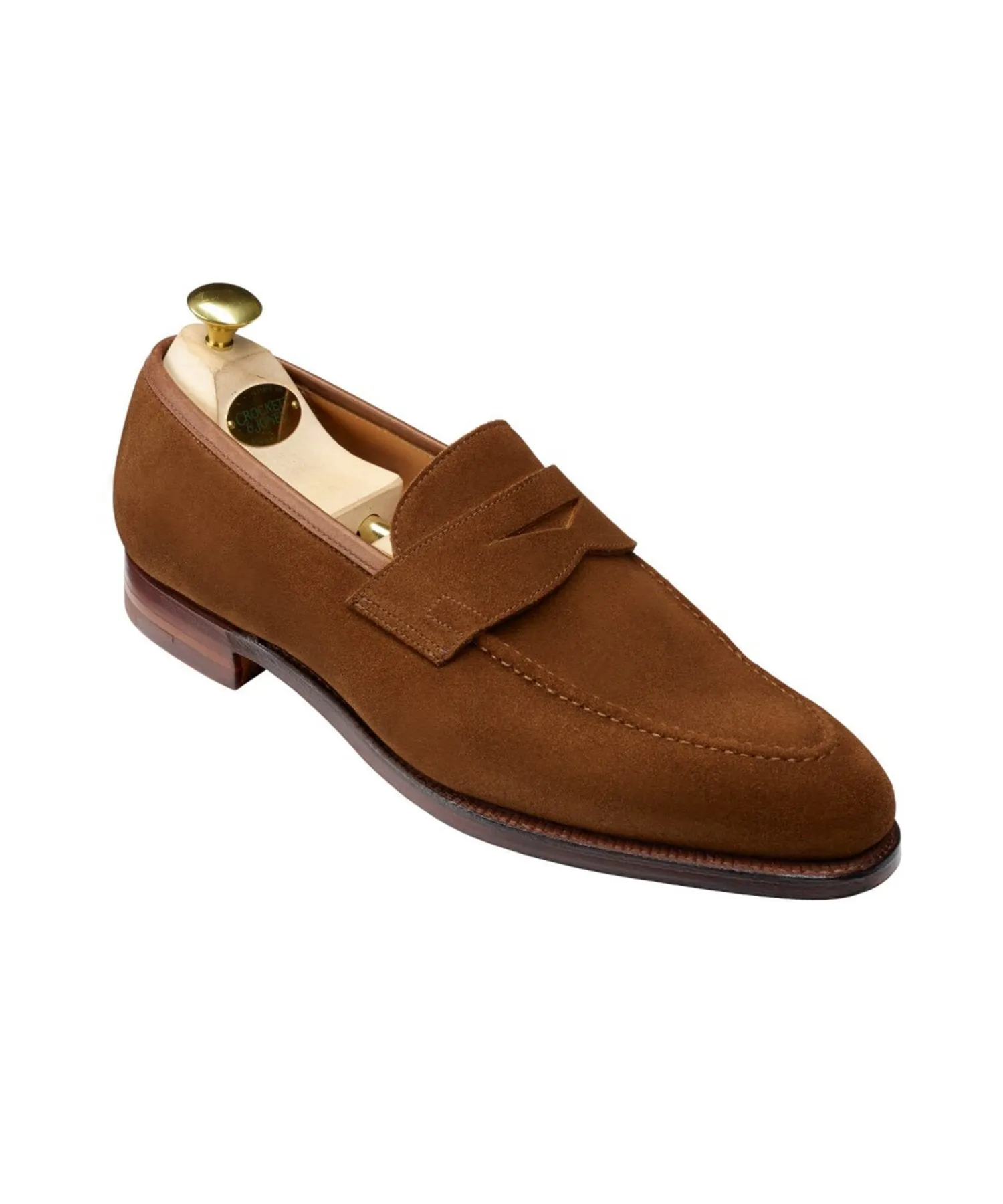 Crockett and Jones Sydney Snuff Suede Loafer