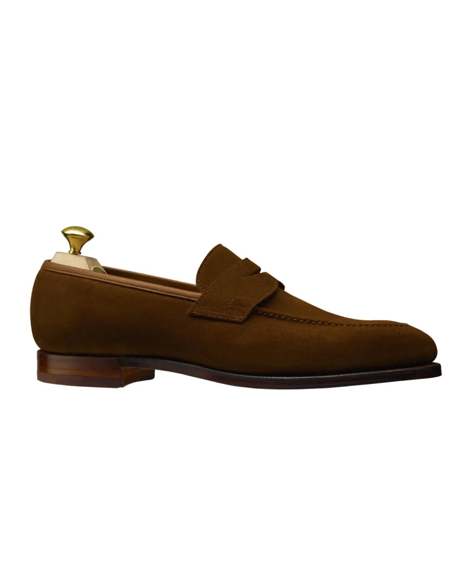 Crockett and Jones Sydney Snuff Suede Loafer