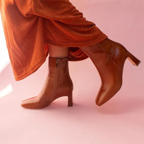 Darcy Brown | Leather ankle boot