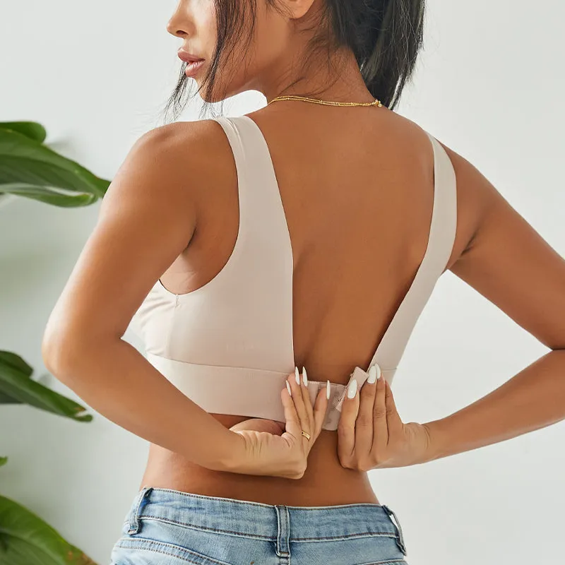 Deep V Seamless Sexy Bra