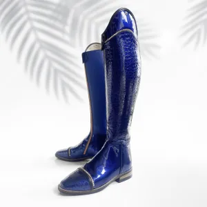 Dressage Boot Cambridge "Electric Blue"