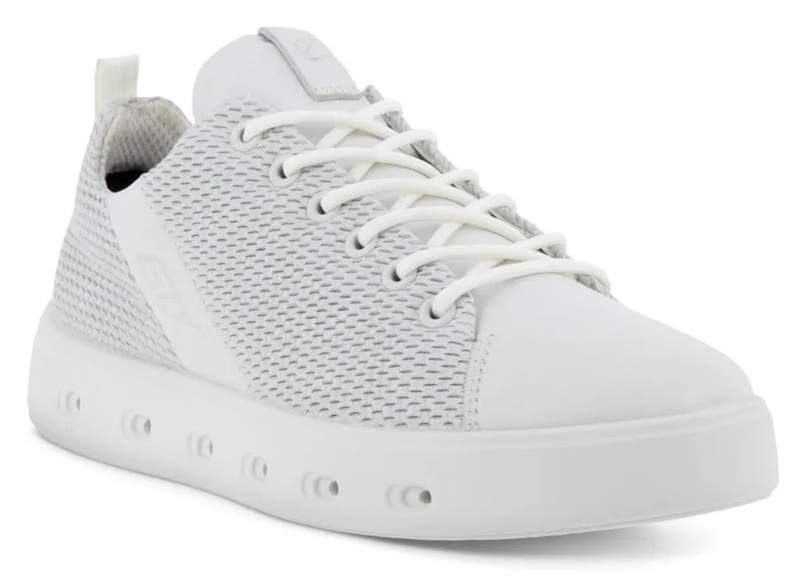 Ecco Street 720 White Ladies Leather Sneaker