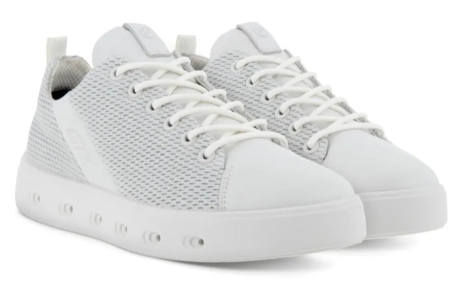 Ecco Street 720 White Ladies Leather Sneaker