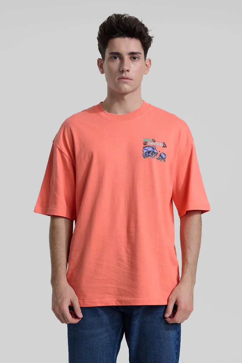 Embrace The Darkness Oversized Printed T-Shirt