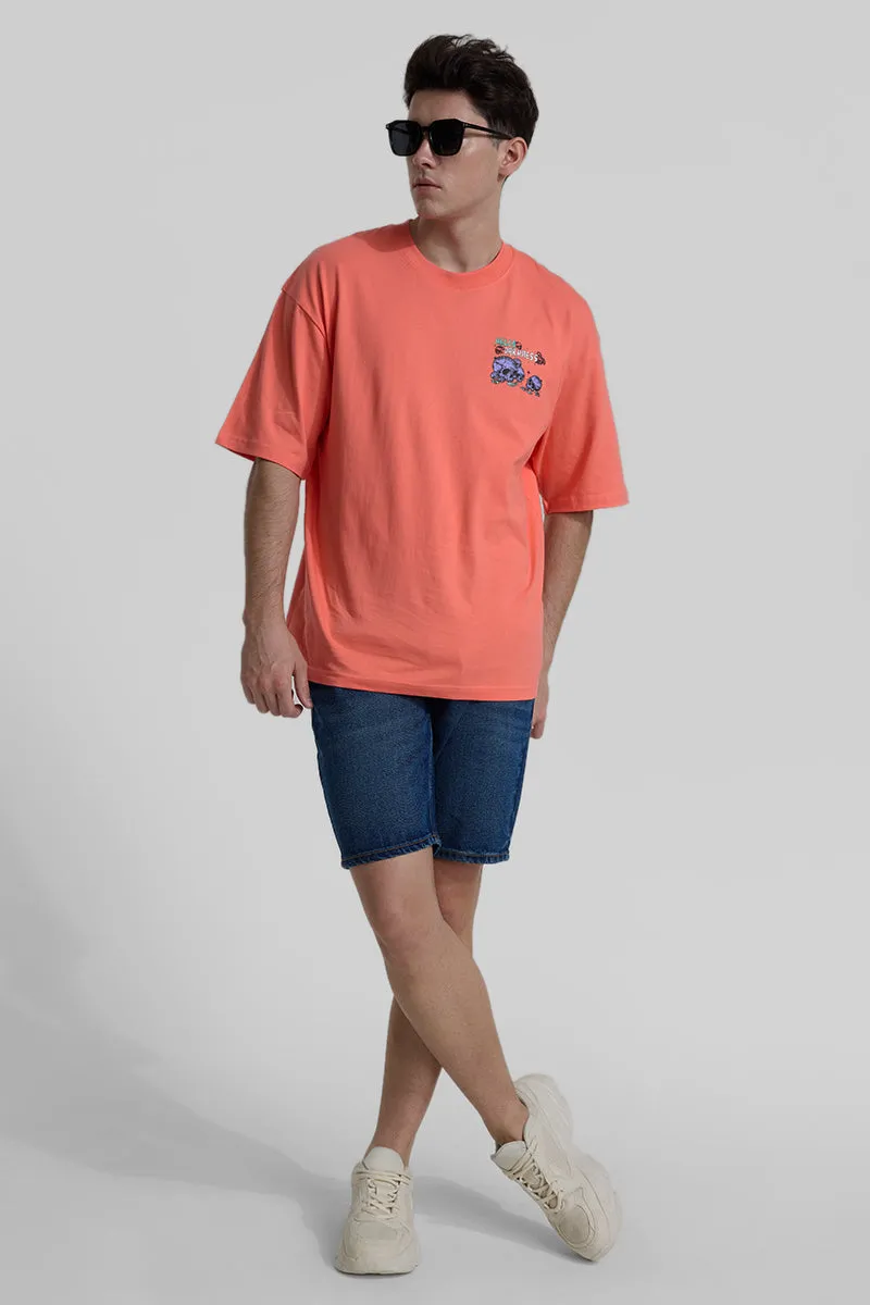 Embrace The Darkness Oversized Printed T-Shirt