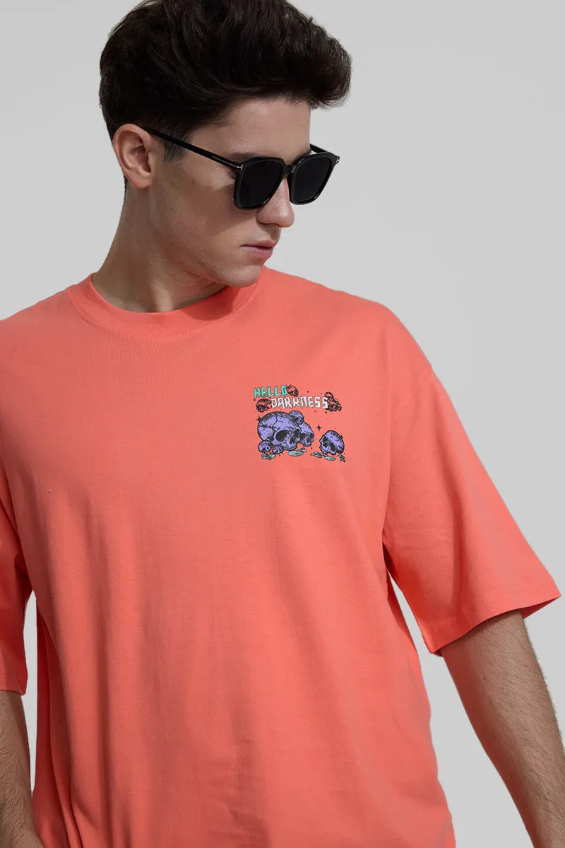 Embrace The Darkness Oversized Printed T-Shirt