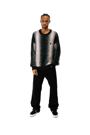 Faux Hairy Crewneck