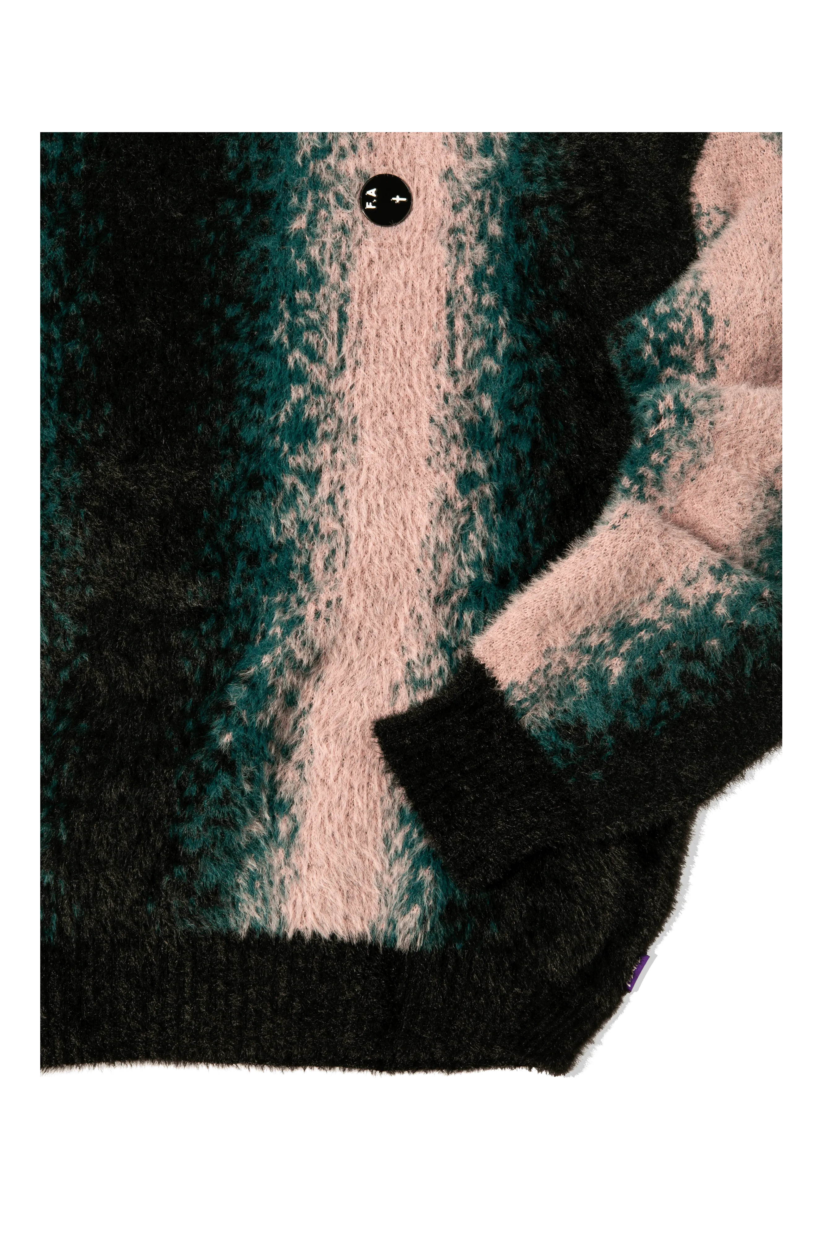 Faux Hairy Crewneck