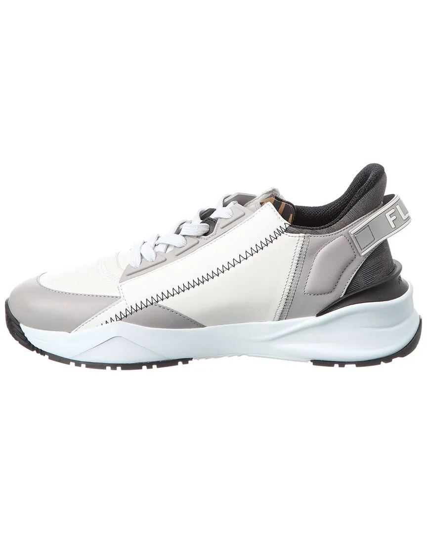 FENDI Flow Leather Sneaker