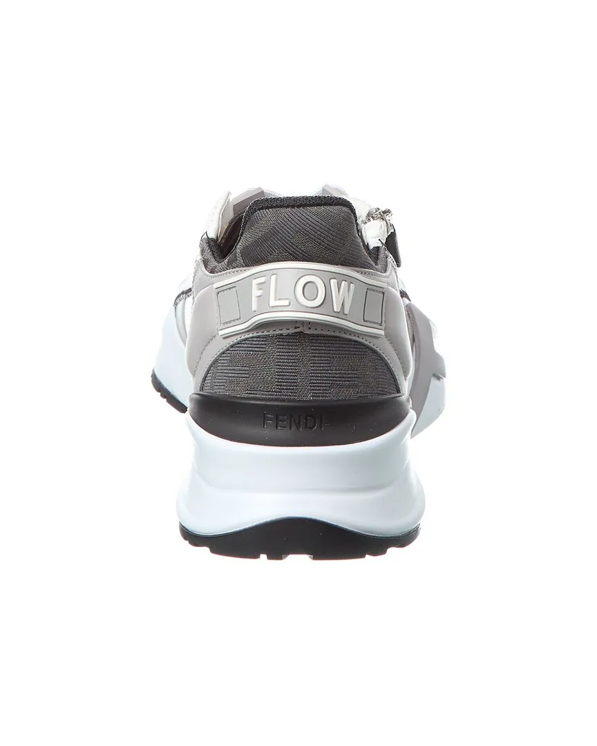 FENDI Flow Leather Sneaker