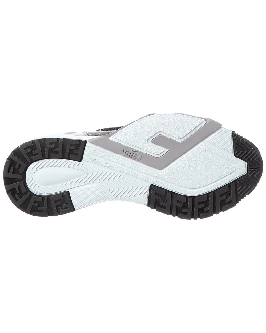 FENDI Flow Leather Sneaker
