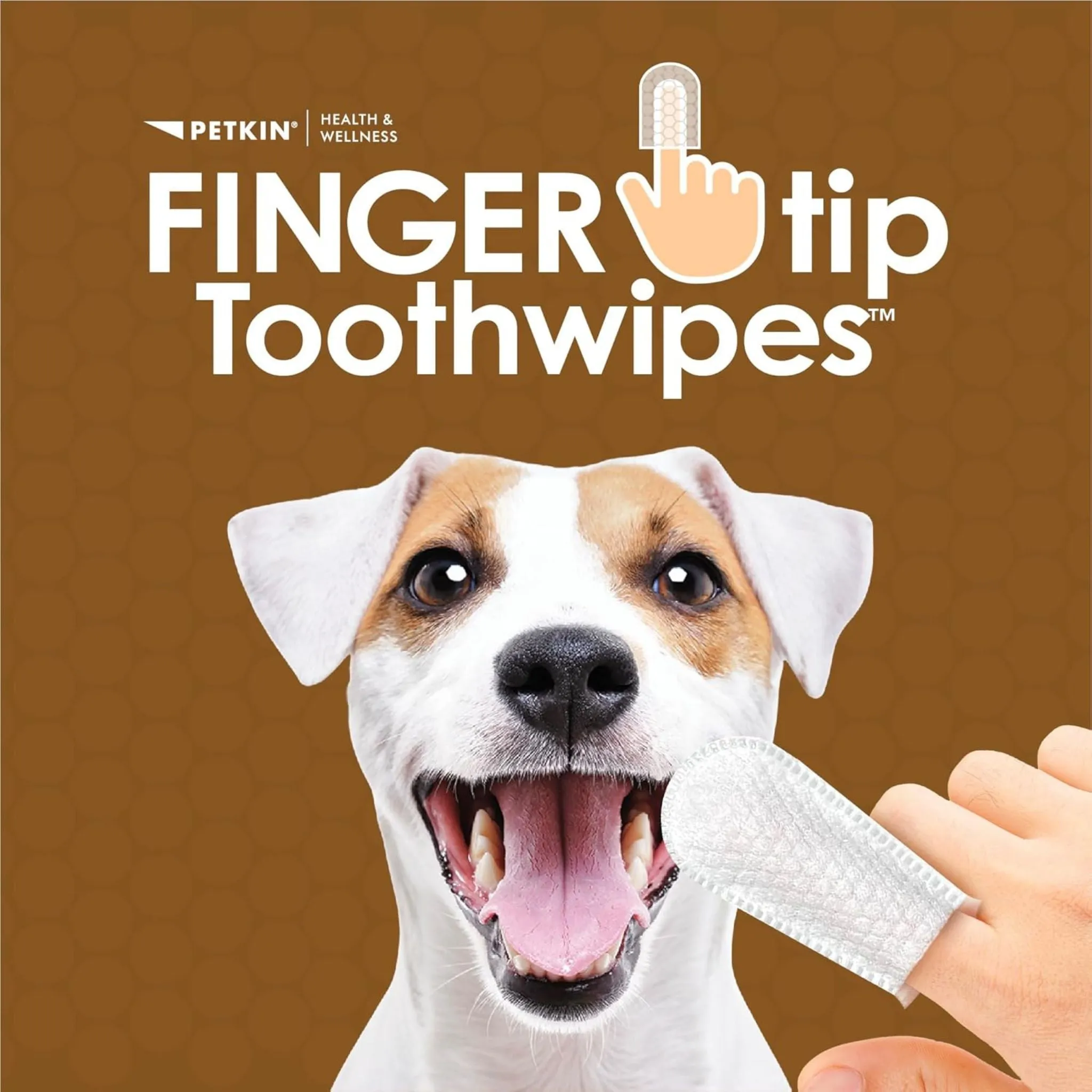 FINGERtip Pet Toothwipes | Peanut Butter
