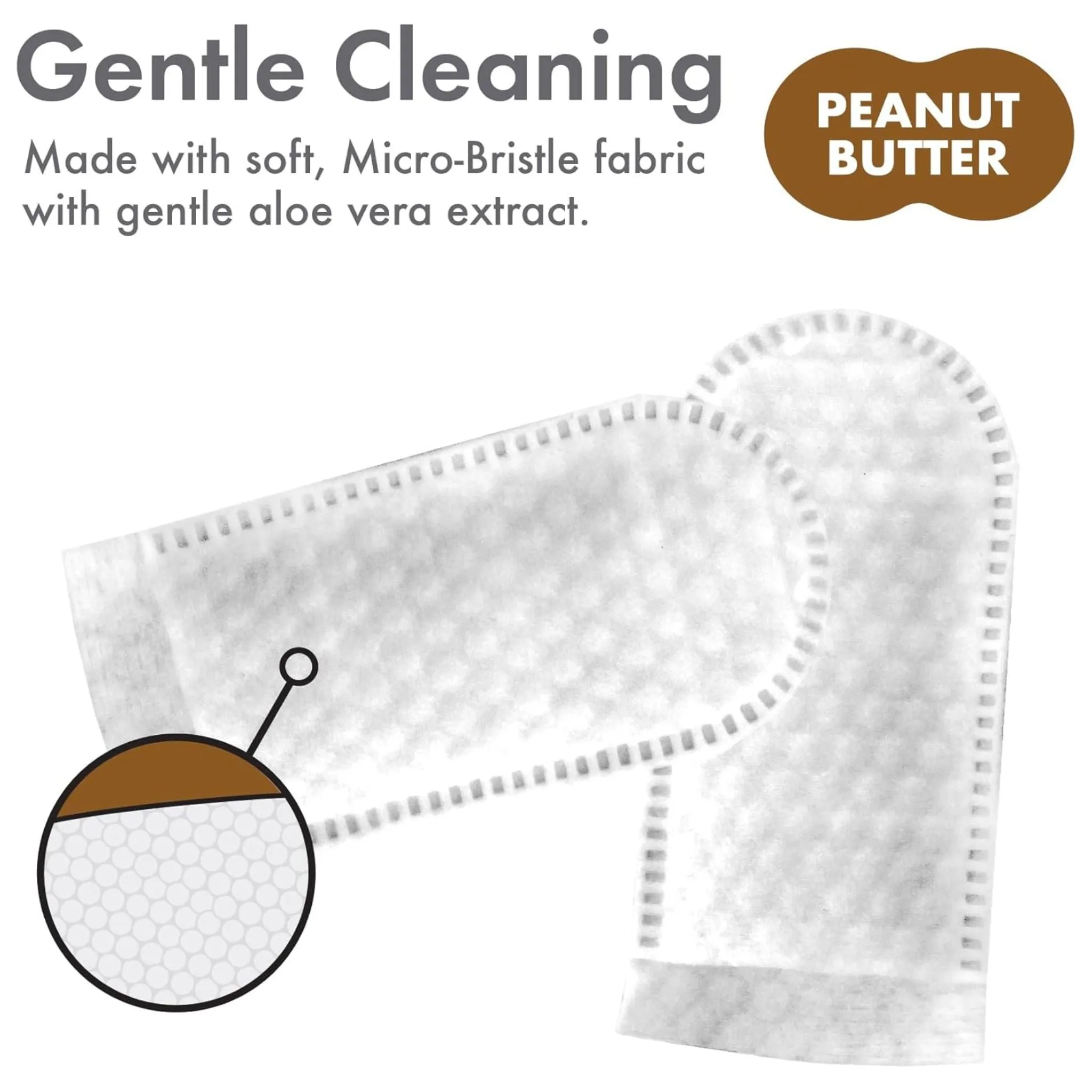 FINGERtip Pet Toothwipes | Peanut Butter