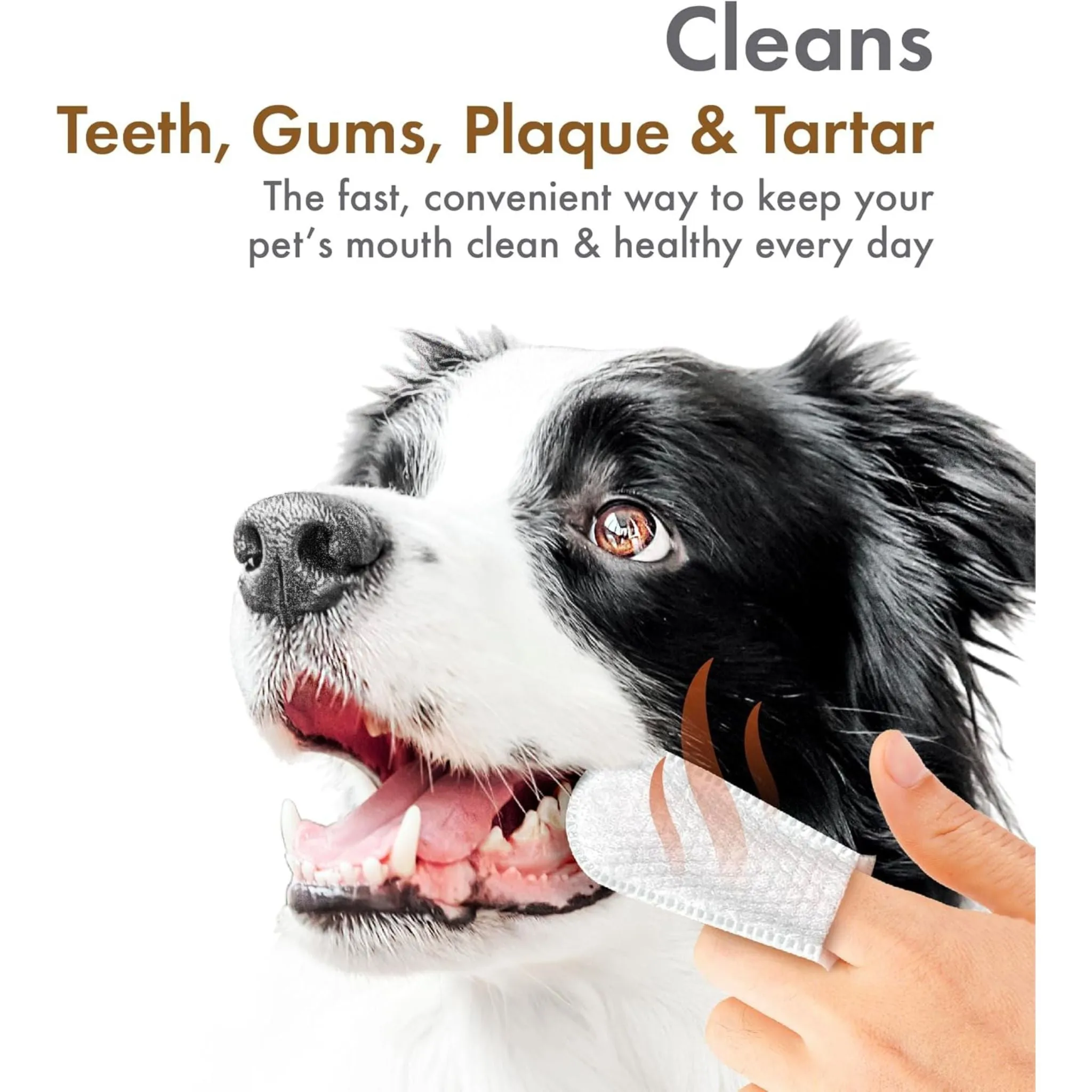 FINGERtip Pet Toothwipes | Peanut Butter
