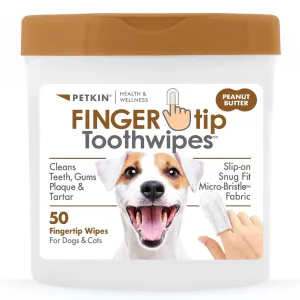 FINGERtip Pet Toothwipes | Peanut Butter