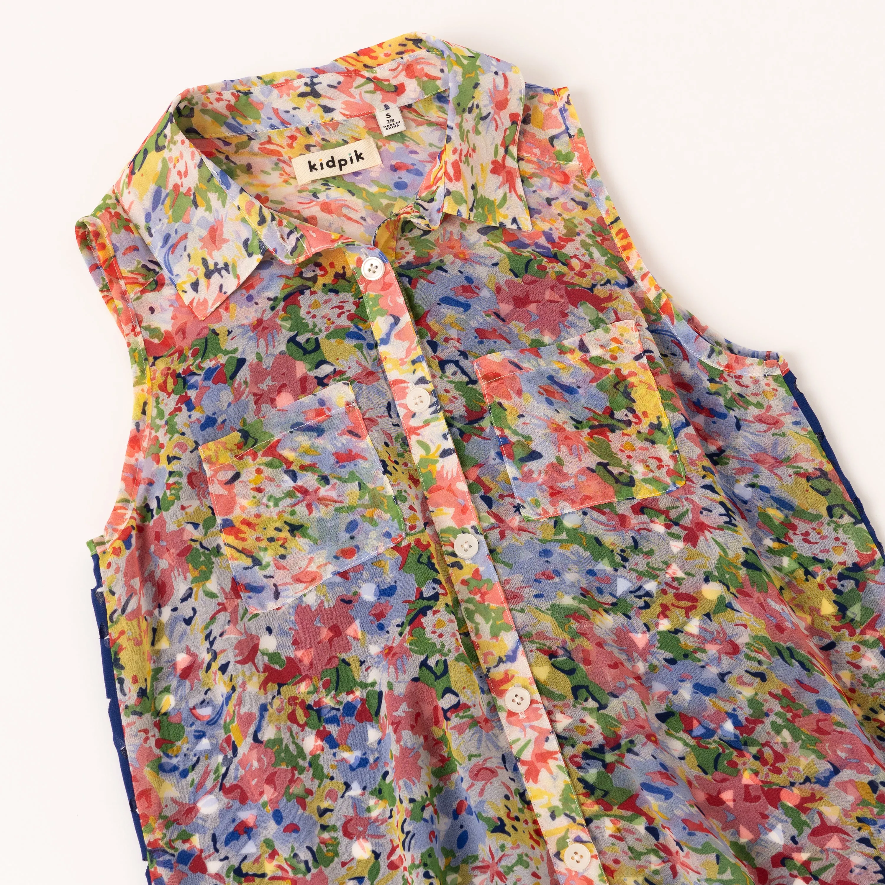 Floral Lazer Back Tank