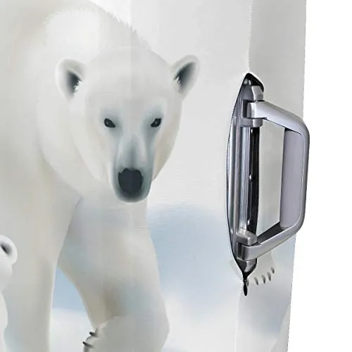 GIOVANIOR Polar Bear Luggage Cover Suitcase Protector Carry On Covers