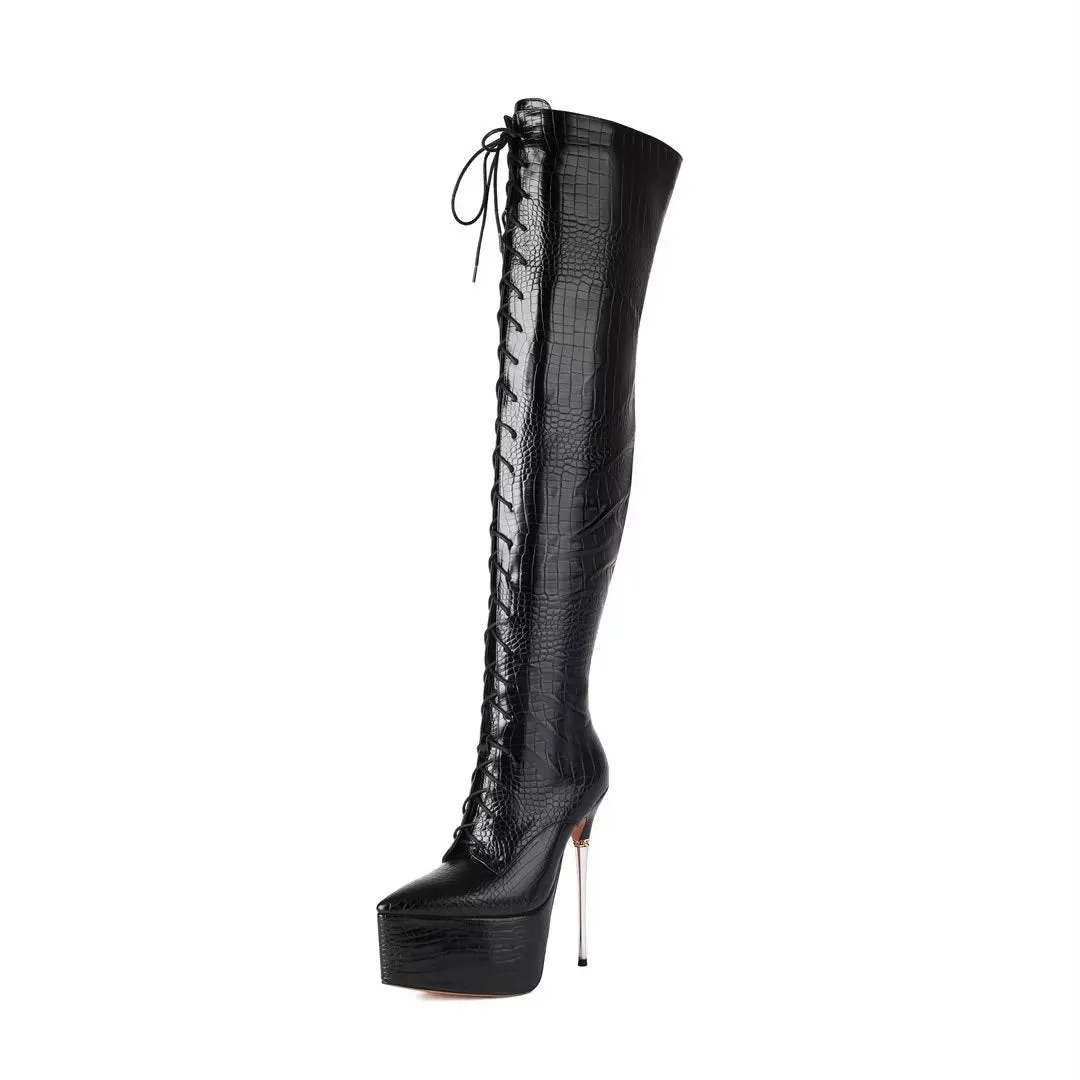 GlamPinnacle Smooth Women's Winter Boots