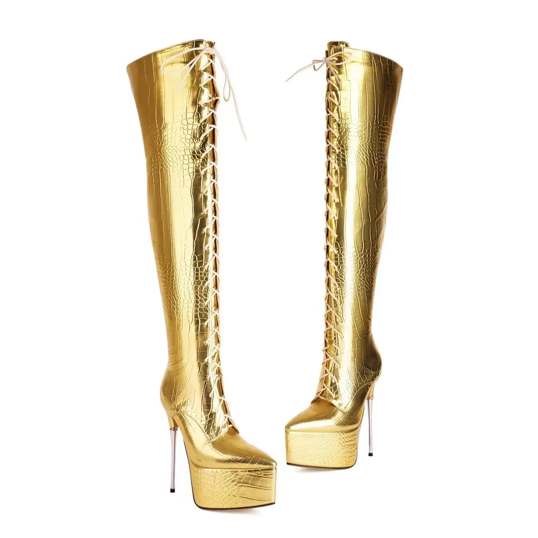 GlamPinnacle Smooth Women's Winter Boots