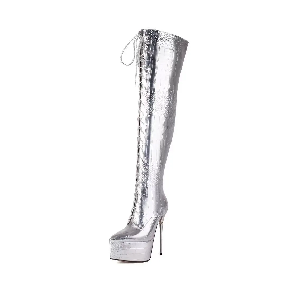 GlamPinnacle Smooth Women's Winter Boots