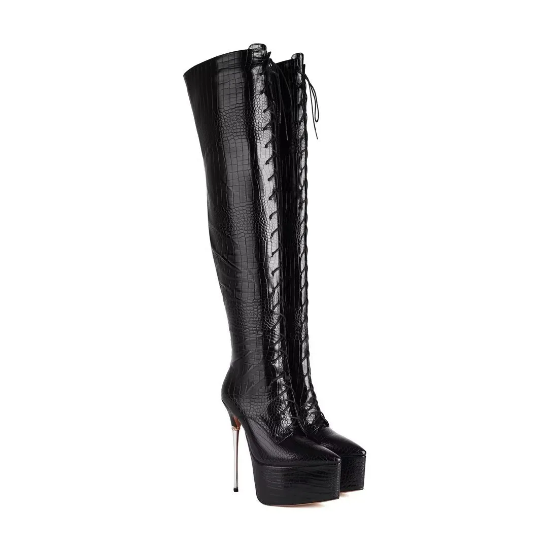 GlamPinnacle Smooth Women's Winter Boots
