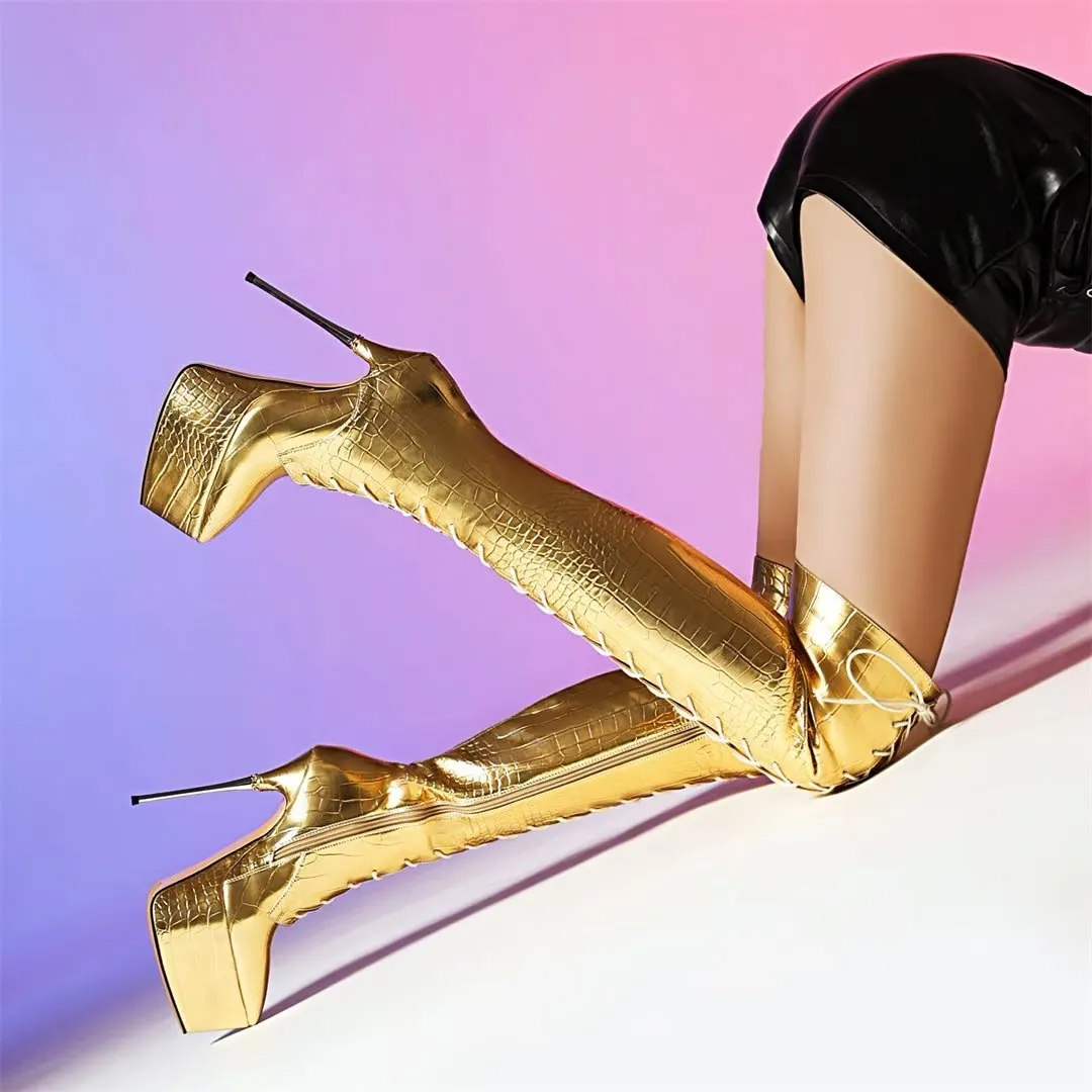 GlamPinnacle Smooth Women's Winter Boots