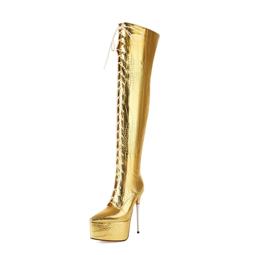 GlamPinnacle Smooth Women's Winter Boots