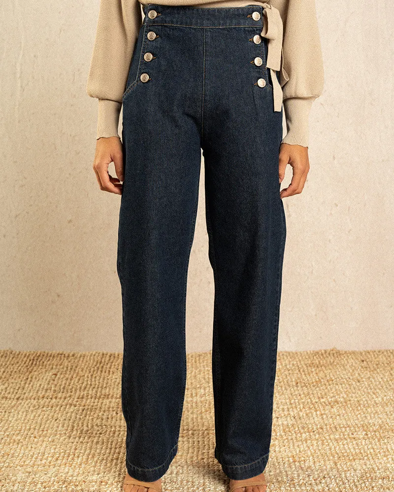 Grace & Mila JEAN 60 MARINE - Dark Denim