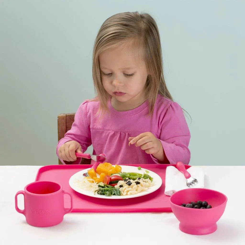 Green Sprouts | Platemat Finger Food - 6 Months - Pink