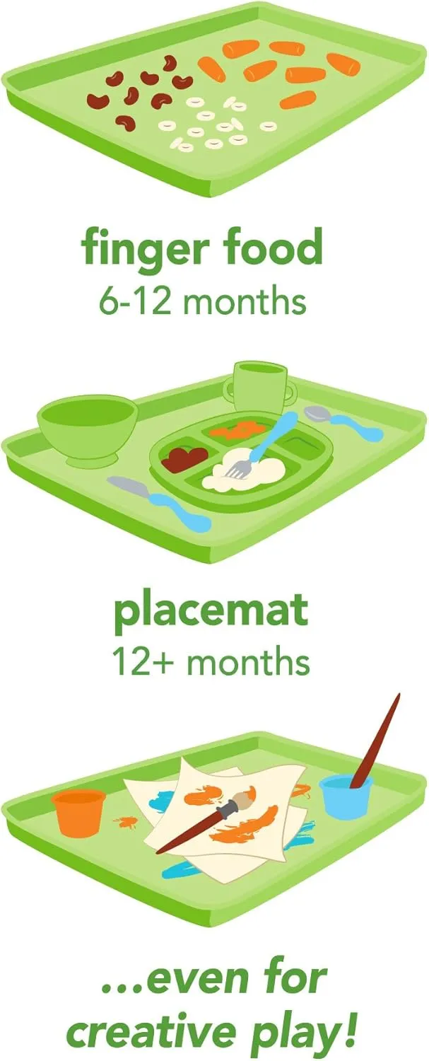 Green Sprouts | Platemat Finger Food - 6 Months - Pink