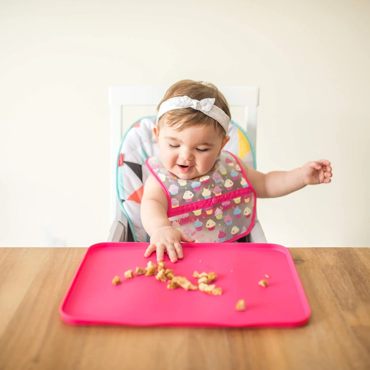 Green Sprouts | Platemat Finger Food - 6 Months - Pink