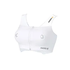 Hands Free Pumping Bustier White - Medium
