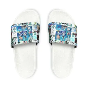Hatsune Miku Album Cover Collage Women's Slide Sandals