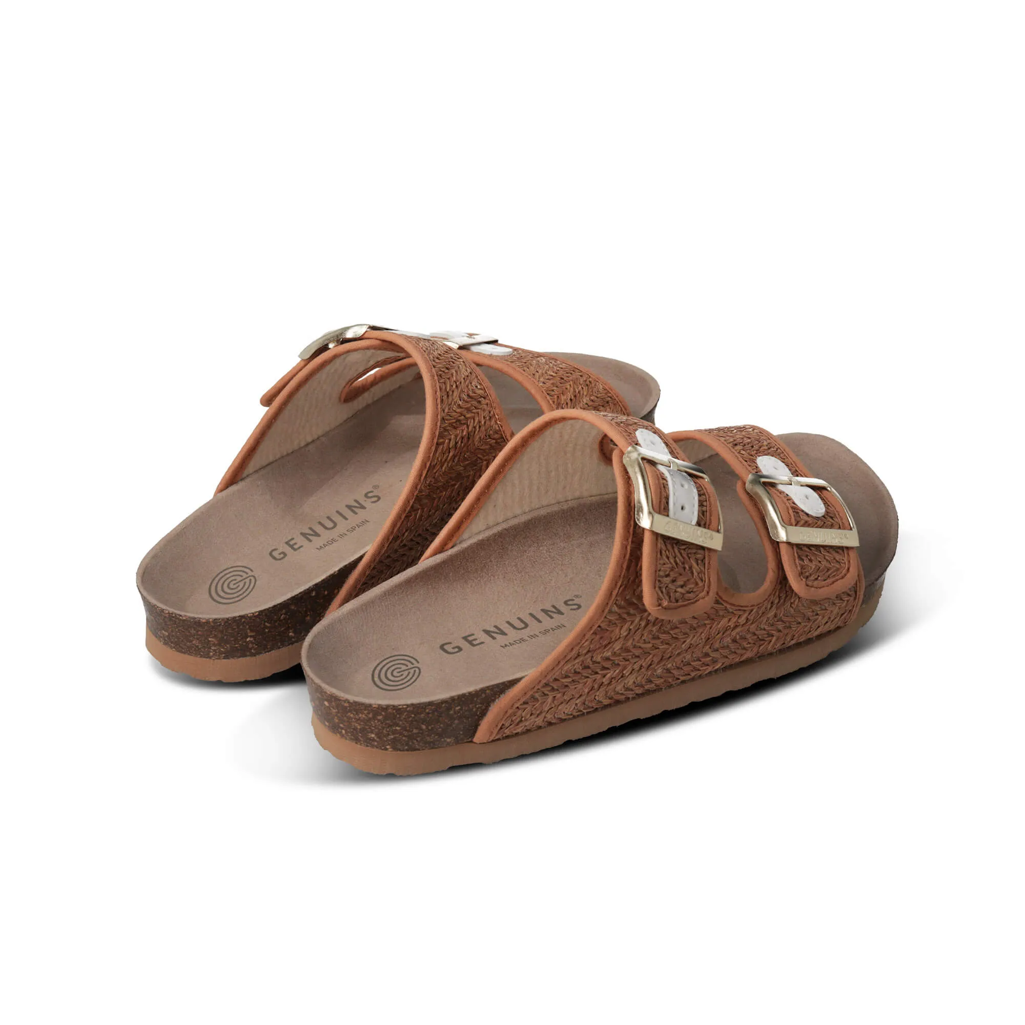 Hawaii Brown Raffia Sandals