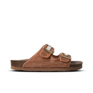 Hawaii Brown Raffia Sandals