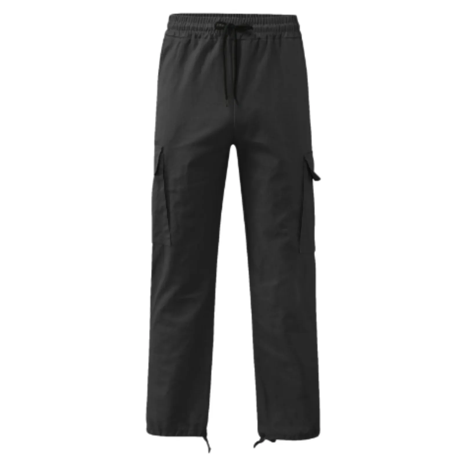 Herdraa - Cargo Broek Heren – Casual Wijde Pasvorm met Zakken, Verstelbare Taille