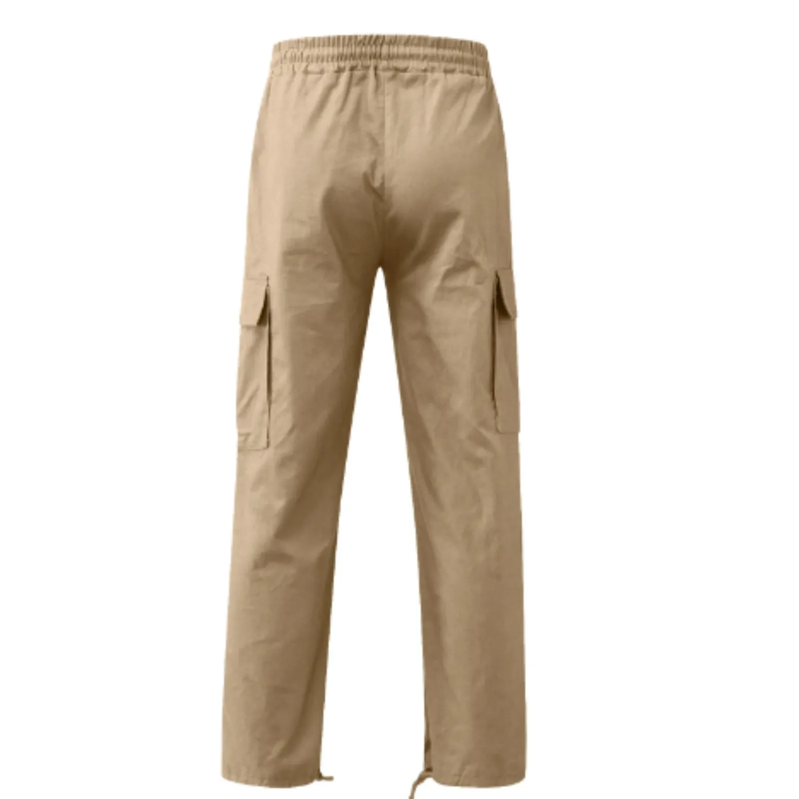 Herdraa - Cargo Broek Heren – Casual Wijde Pasvorm met Zakken, Verstelbare Taille