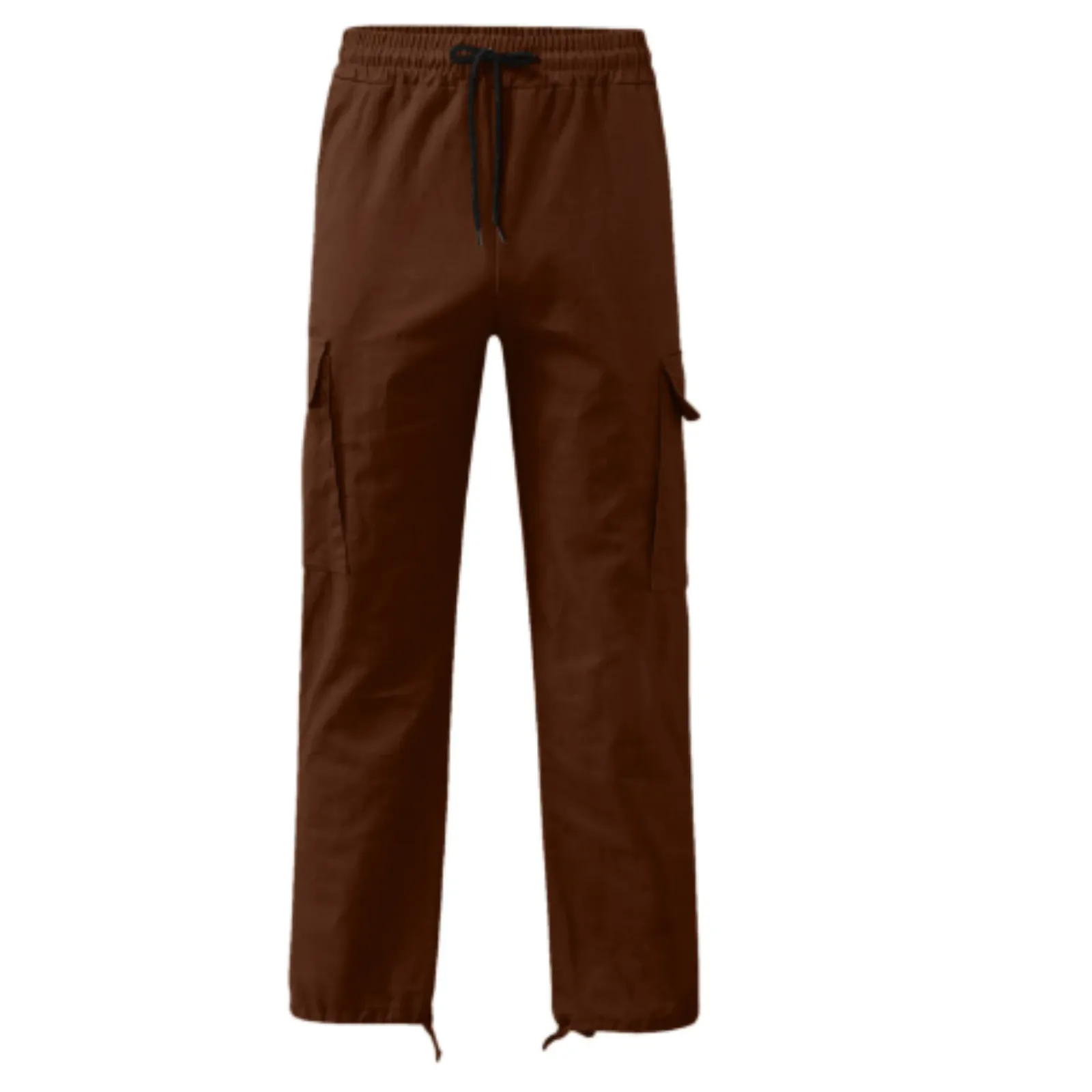 Herdraa - Cargo Broek Heren – Casual Wijde Pasvorm met Zakken, Verstelbare Taille