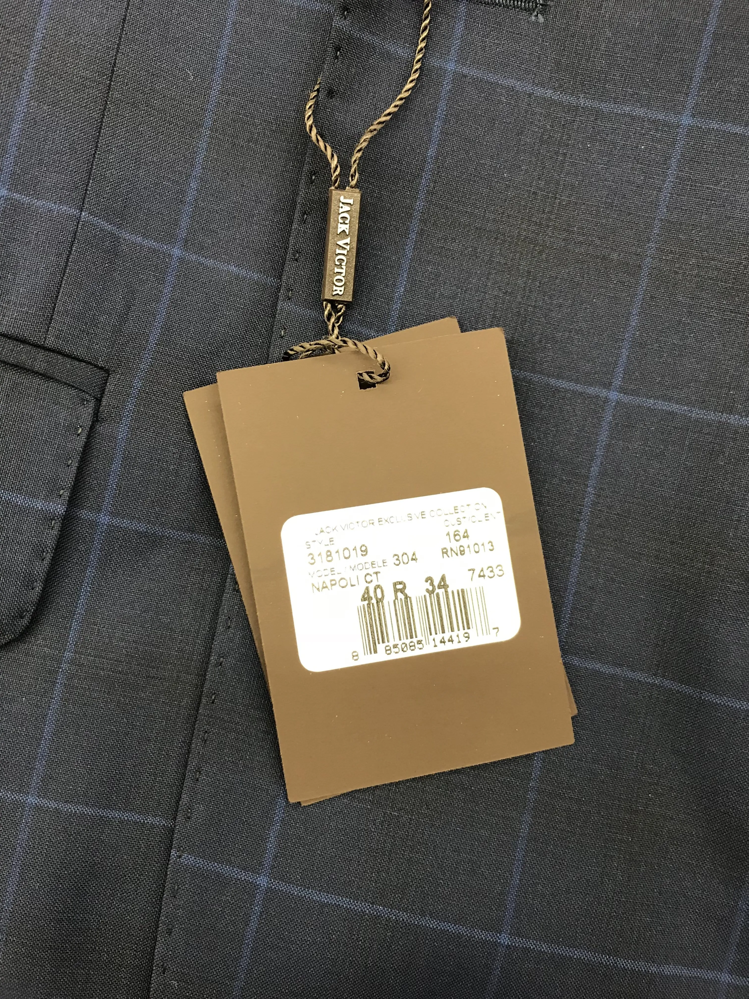 Jack Victor Regular Suit - 3181019 Navy