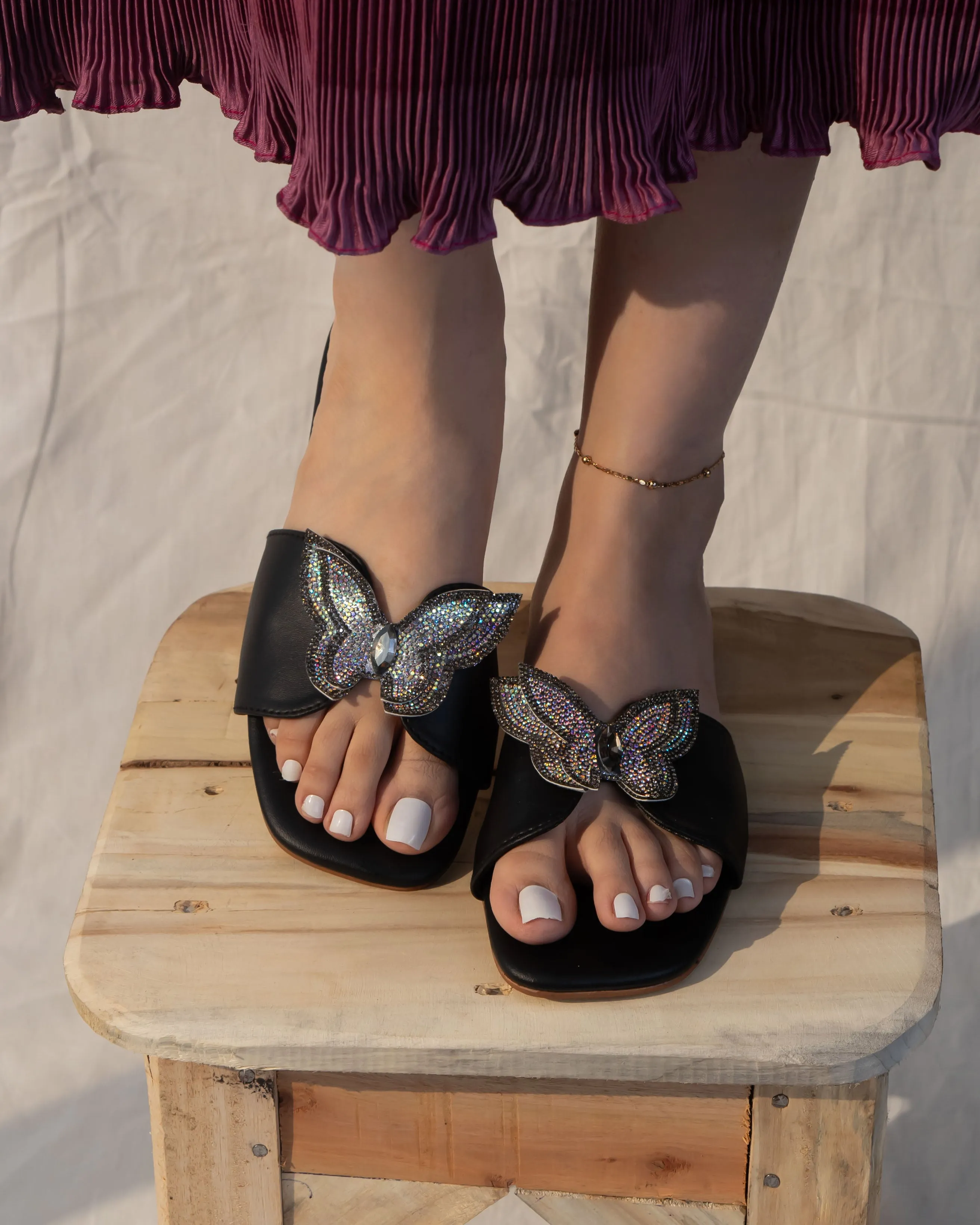 Joy Slides - Black