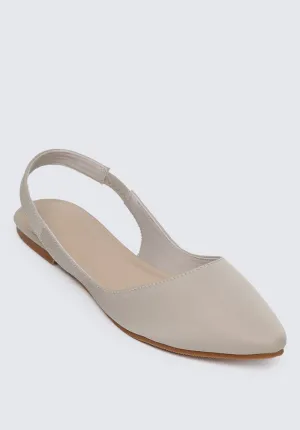 Kate Comfy Ballerina In Beige
