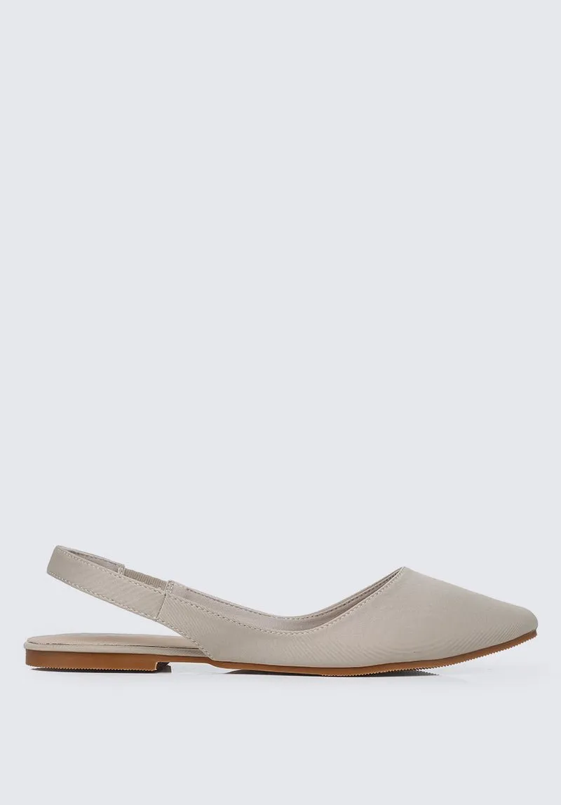 Kate Comfy Ballerina In Beige
