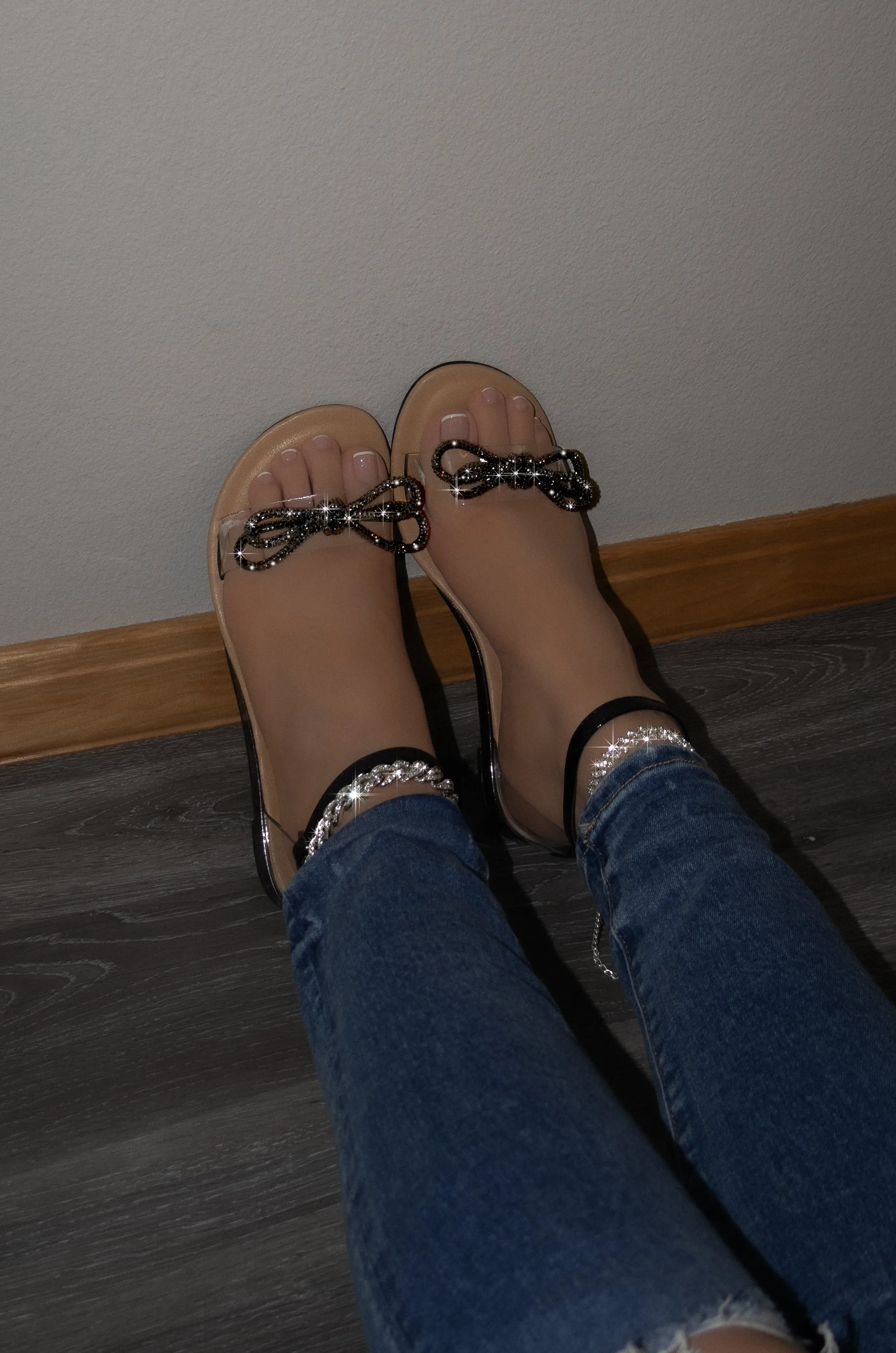 Kyoto - Ankle Strap Sandals with Bow Detailing, Flat Sole Design, Ideal for Adding a Chic Touch to Your Look