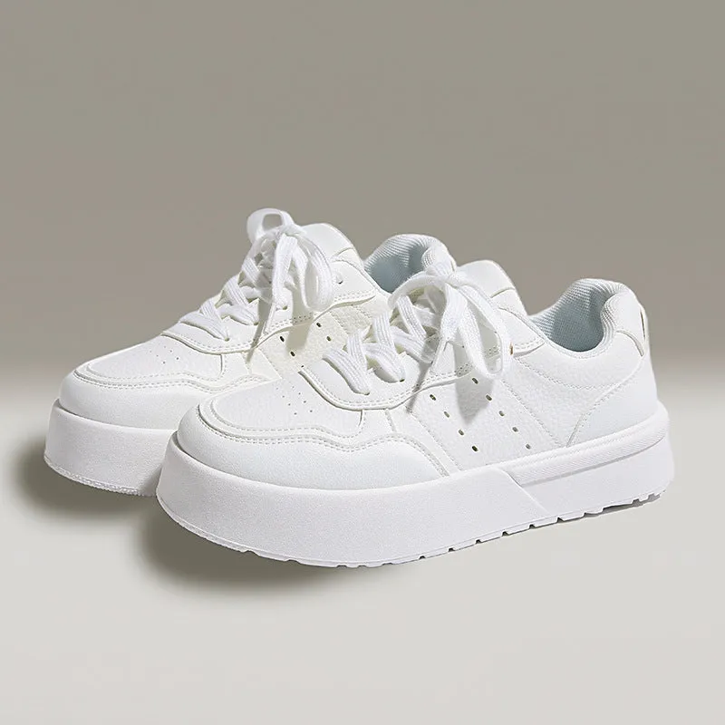 Lace Up Platform Athletic Sneakers - 3 color options